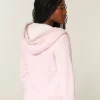 Hollister x Crocs Sherpa Astarlı Fermuarlı Kapüşonlu Üst