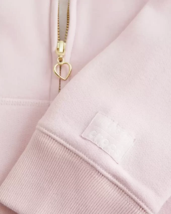Hollister x Crocs Sherpa Astarlı Fermuarlı Kapüşonlu Üst