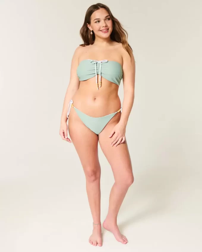 Çift Taraflı Bağcıklı Bikini Altı