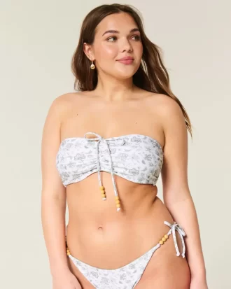 Çift Taraflı Bandeau Bikini Üstü