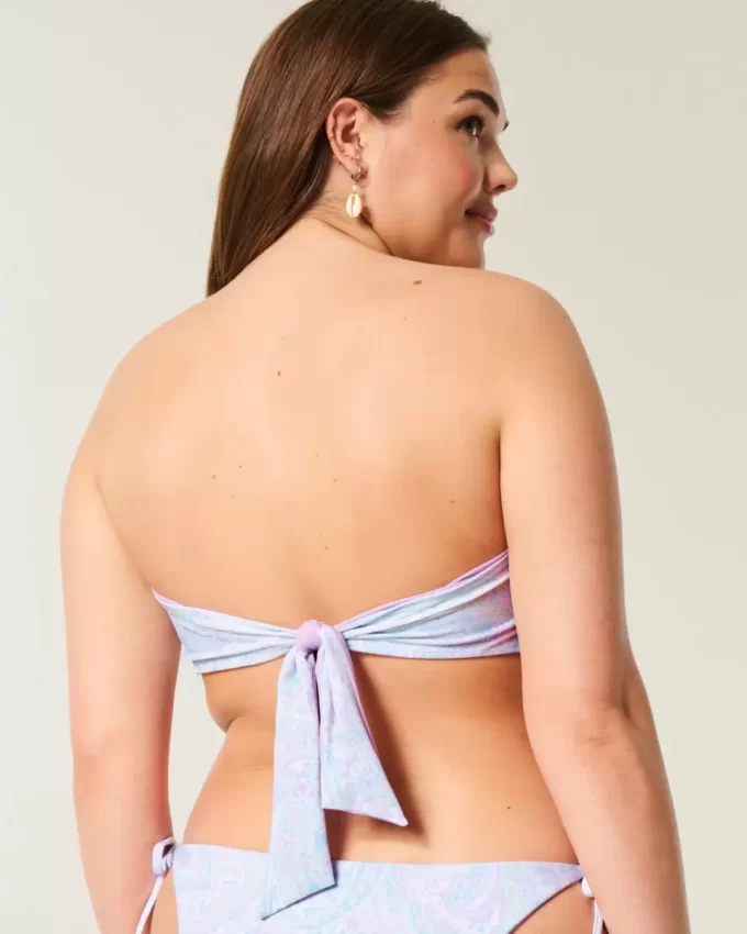 Çift Taraflı Bandeau Bikini Üstü