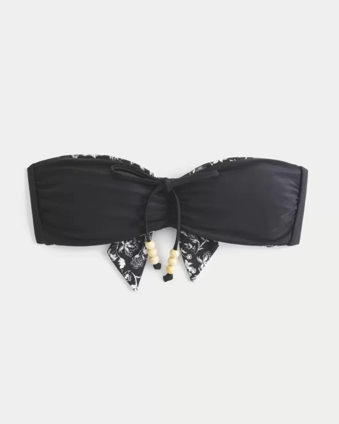 Çift Taraflı Bandeau Bikini Üstü