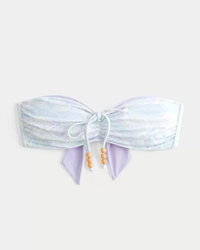 Çift Taraflı Bandeau Bikini Üstü