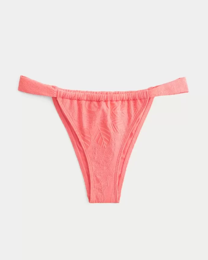 Jakarlı İnce Askılı En Cüretkar Bikini Altı Jakarlı İnce Askılı En Cüretkar Bikini Altı