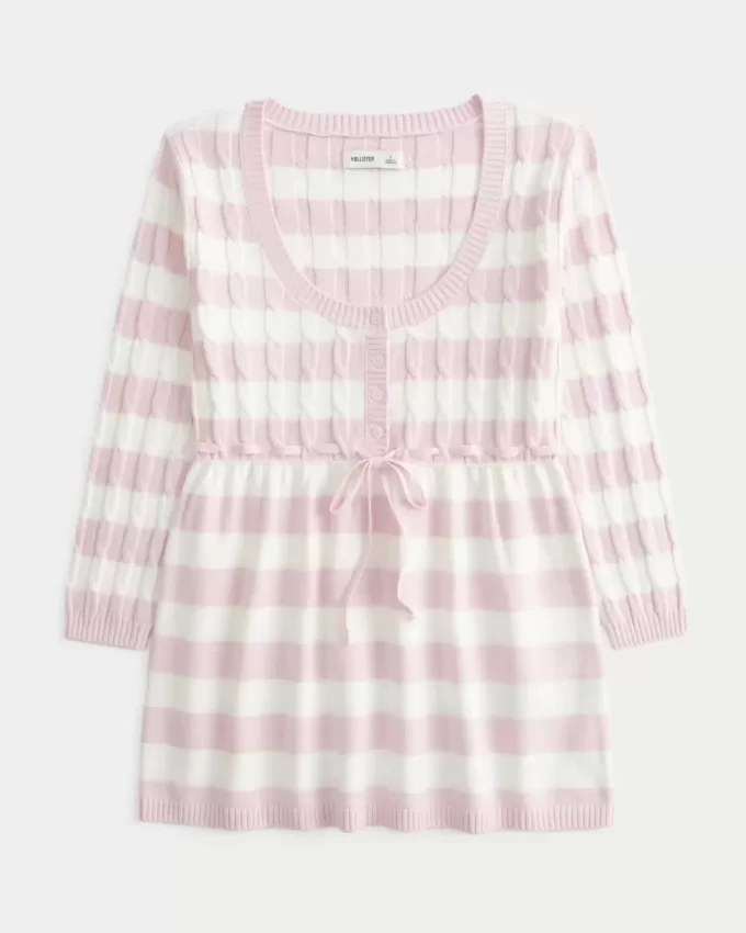 Kablo Örgü Babydoll Kazak