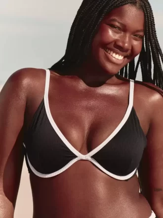 Kaburgalı Balenli Bikini Üstü