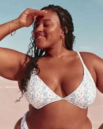 Kaburgalı Balenli Bikini Üstü