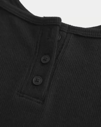 Kaburgalı Çentikli Henley Atlet