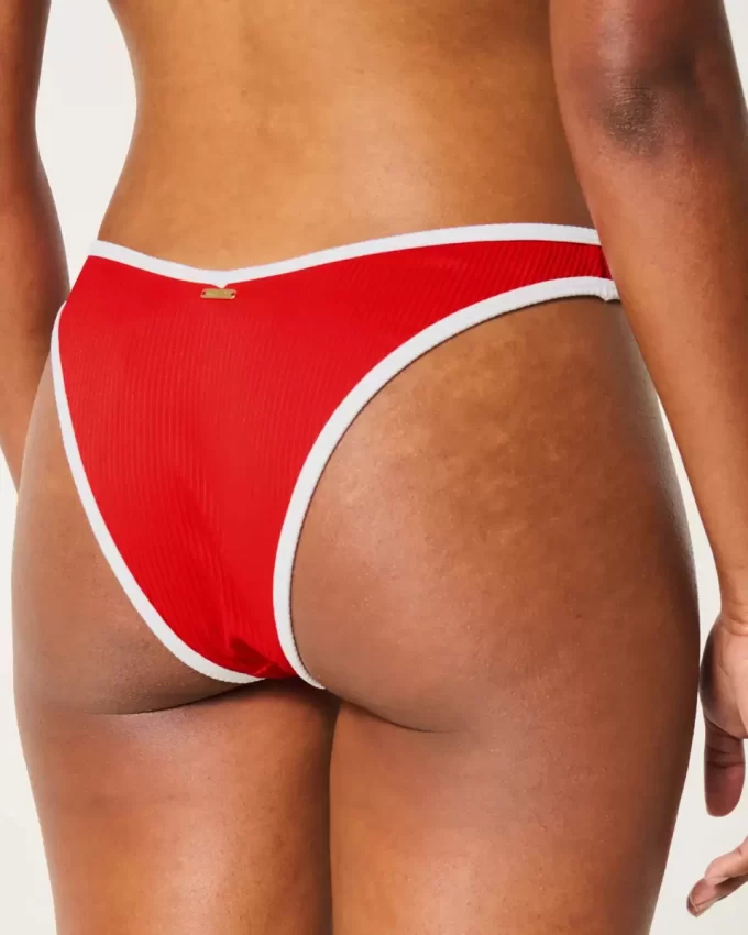 Kaburgalı Yüksek Paça V Bel En Şık Bikini Altı Kaburgalı Yüksek Paça V Bel En Şık Bikini Altı