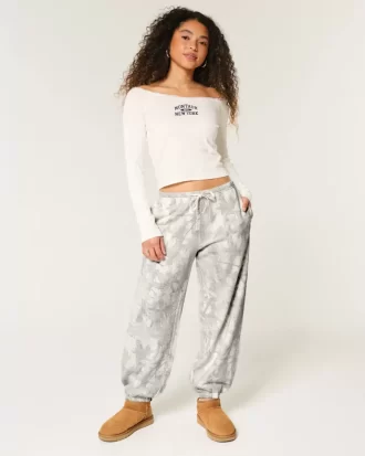 Kamuflaj Bol Polar Jogger Pantolon