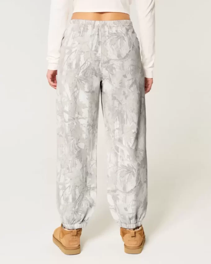 Kamuflaj Bol Polar Jogger Pantolon