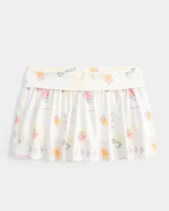 Katlanır Örgü Mini Etek