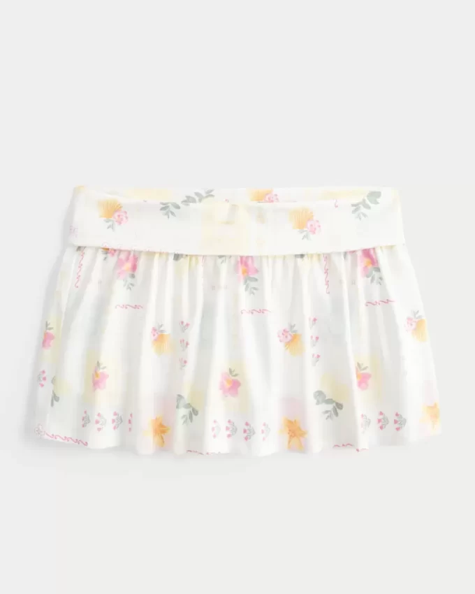 Katlanır Örgü Mini Etek