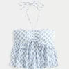 Katmanlı Halter Babydoll Üst Katmanlı Halter Babydoll Üst