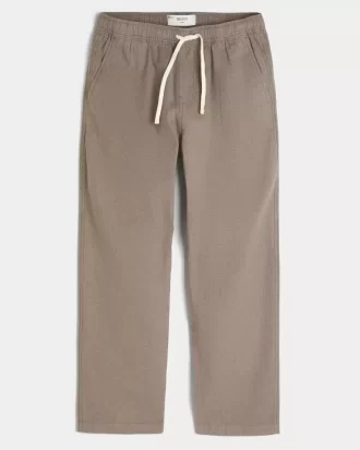 Keten Karışımlı Bol Pantolon