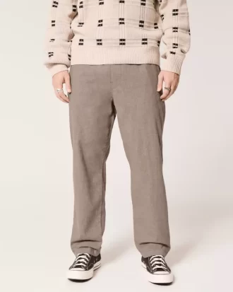 Keten Karışımlı Bol Pantolon