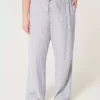 Keten Karışımlı Bol Pantolon Keten Karışımlı Bol Pantolon