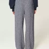 Keten Karışımlı Bol Pantolon Keten Karışımlı Bol Pantolon