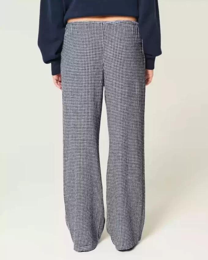 Keten Karışımlı Bol Pantolon Keten Karışımlı Bol Pantolon