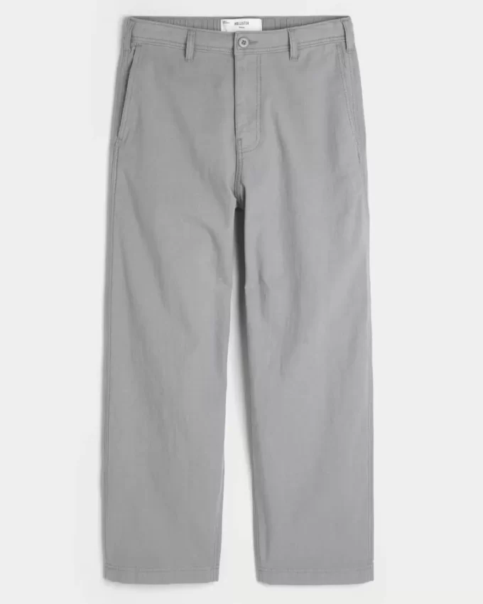 Keten Karışımlı Esnek Bel Bol Pantolon