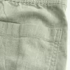Keten Karışımlı Esnek Bel Bol Pantolon