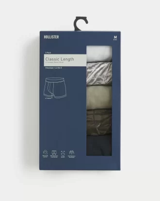 Klasik Uzunlukta Boxer Külot 5’li Paket