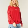 Kolay Amerikan Balı Grafikli Mürettebat Sweatshirt