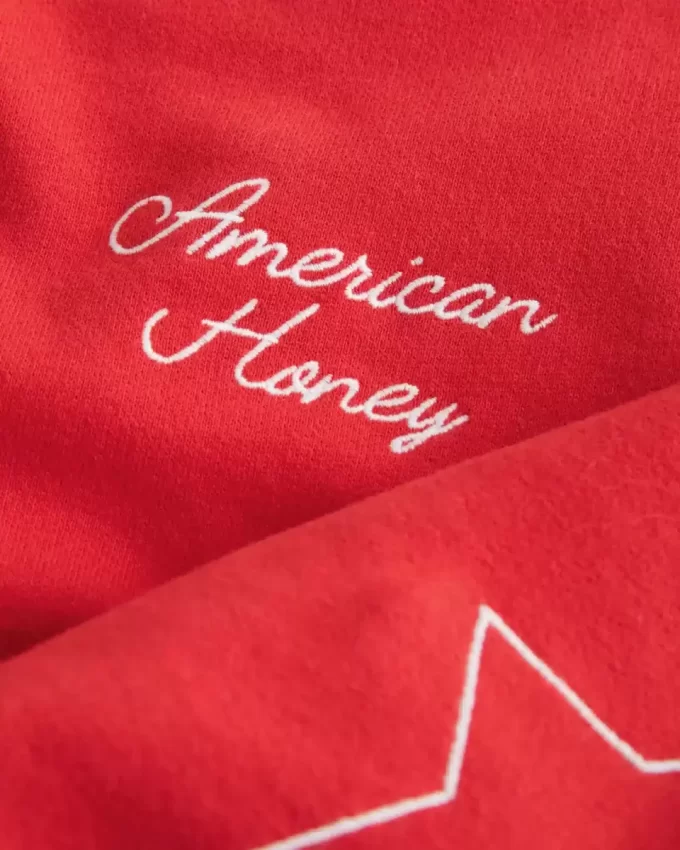 Kolay Amerikan Balı Grafikli Mürettebat Sweatshirt
