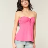 Kolay Askısız Bağcıklı Göğüslü Babydoll Üst