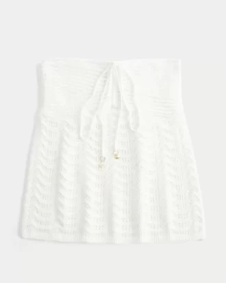 Kolay Askısız Tığ İşi Babydoll Üst