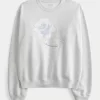 Kolay Çiçekli Grafikli Mürettebat Sweatshirt Kolay Çiçekli Grafikli Mürettebat Sweatshirt