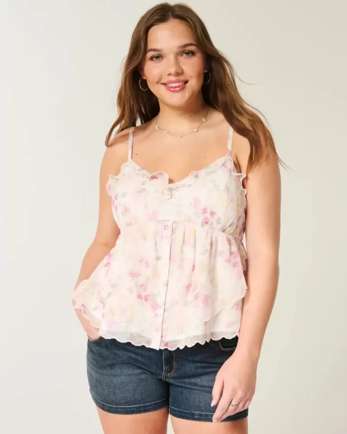 Kolay Şifon Babydoll Üst Kolay Şifon Babydoll Üst