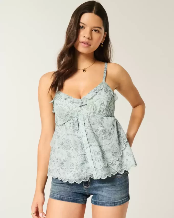 Kolay Şifon Babydoll Üst
