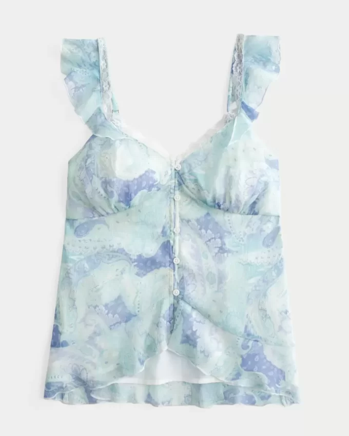 Kolay Şifon Babydoll Üst Kolay Şifon Babydoll Üst