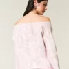Kolay Çift Omuz Açık Kamuflaj Sweatshirt Kolay Çift Omuz Açık Kamuflaj Sweatshirt