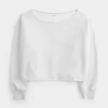 Kolay Çift Omuz Açık Sweatshirt Kolay Çift Omuz Açık Sweatshirt