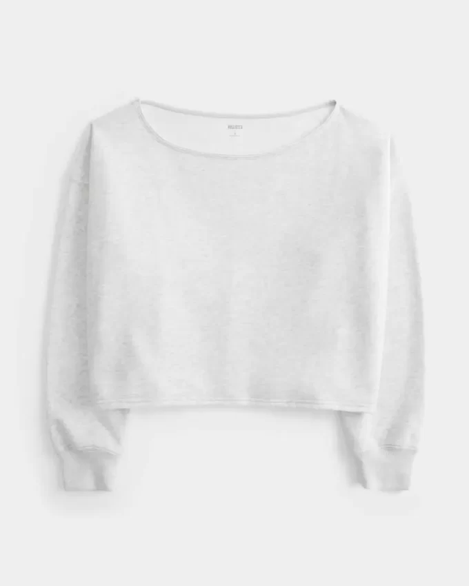 Kolay Çift Omuz Açık Sweatshirt Kolay Çift Omuz Açık Sweatshirt