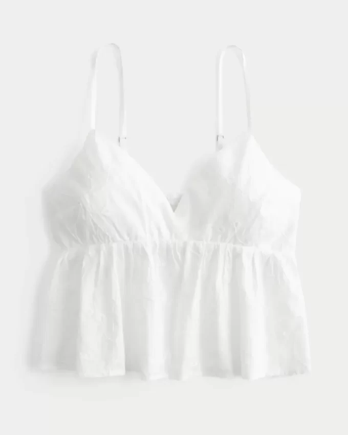 Kolay İşlemeli Parlak Babydoll Üst Kolay İşlemeli Parlak Babydoll Üst