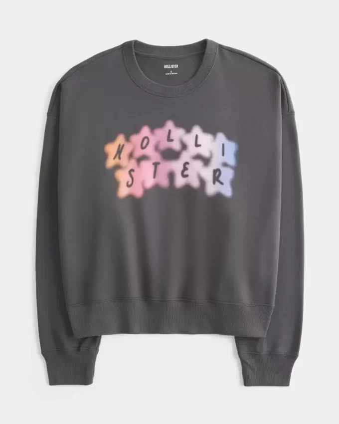 Kolay Logo Grafikli Mürettebat Sweatshirt