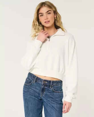 Kolay Mini Yarım Fermuarlı Sweatshirt
