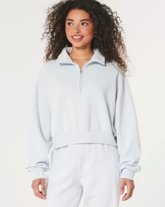 Kolay Mini Yarım Fermuarlı Sweatshirt