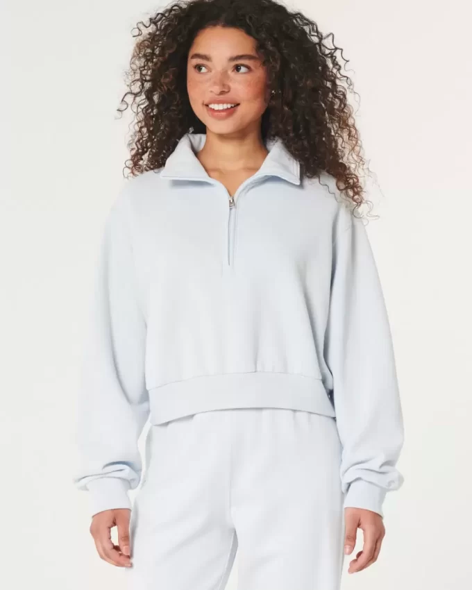 Kolay Mini Yarım Fermuarlı Sweatshirt Kolay Mini Yarım Fermuarlı Sweatshirt