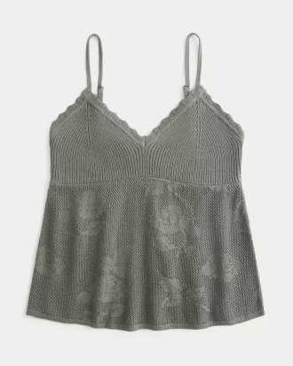 Kolay İğne Oyası Tarzı Askılı Babydoll Atlet