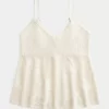 Kolay İğne Oyası Tarzı Askılı Babydoll Atlet