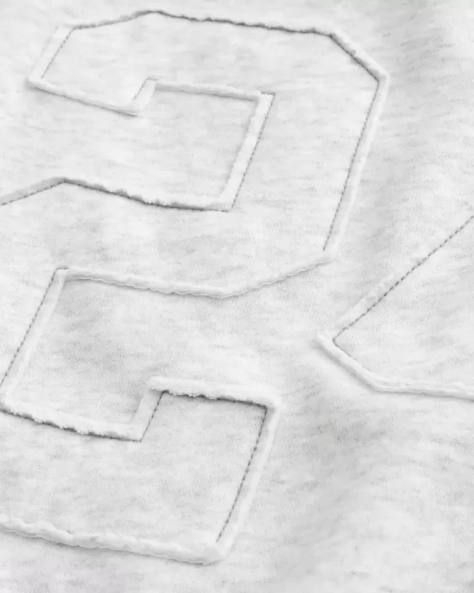 Kolay Omuzdan Askılı Rakam Grafik Sweatshirt Kolay Omuzdan Askılı Rakam Grafik Sweatshirt