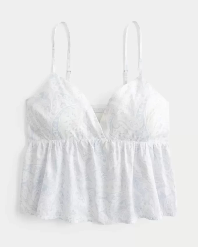 Kolay Paisley Desenli Babydoll Üst Kolay Paisley Desenli Babydoll Üst