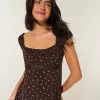 Kolay Saten Bağlamalı Babydoll Üst