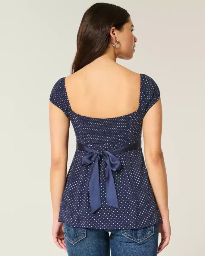 Kolay Saten Bağlamalı Babydoll Üst Kolay Saten Bağlamalı Babydoll Üst