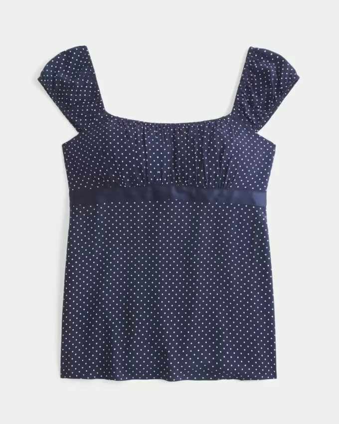 Kolay Saten Bağlamalı Babydoll Üst Kolay Saten Bağlamalı Babydoll Üst