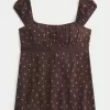 Kolay Saten Bağlamalı Babydoll Üst